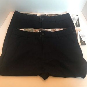 NWT 2 PAIRS OF GIRLS EDDIE BAUER SHORTS SIZE 18
